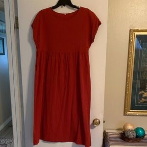Elegant Red Women's Dress